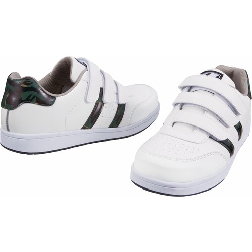 Sシューズ S3172−1 白Xカモフラ 23