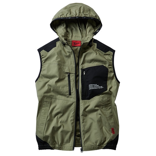 空調服ベスト 54110 カ−キ 5L