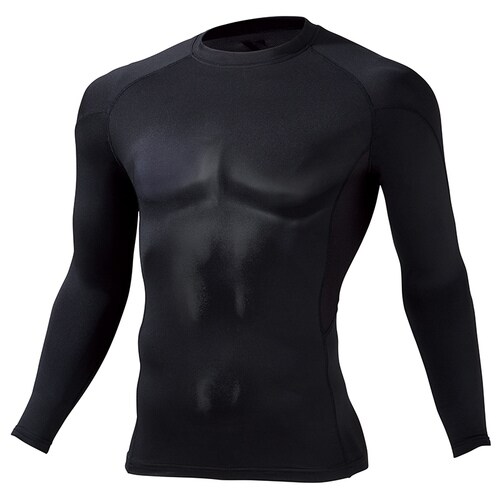 ロングスリーブ 75154 ブラツク LL