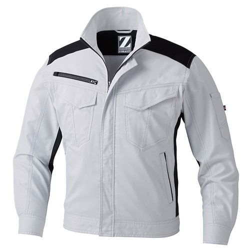 長袖ジャンパー 76200 シルバ− LL