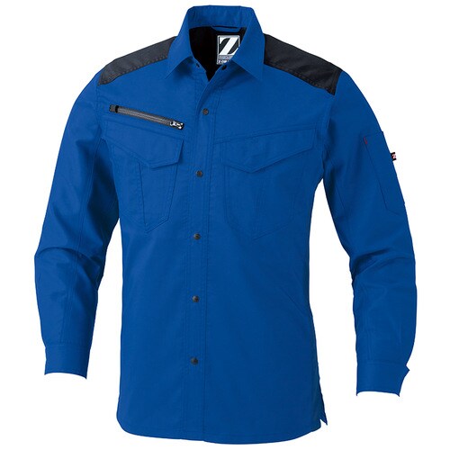 長袖シャツ 76204 ロイヤルブル− S