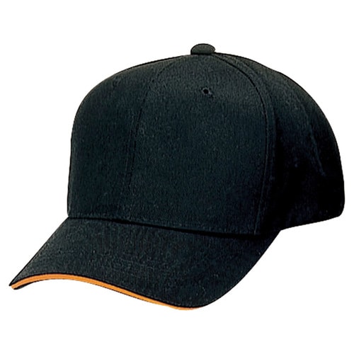 コットンラインキャップ ブラック F