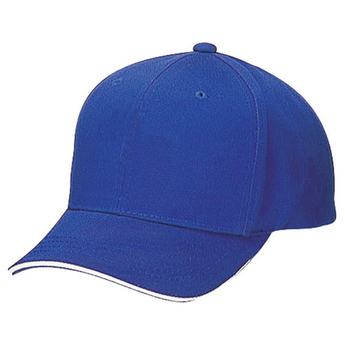 コットンラインキャップ ブルー F