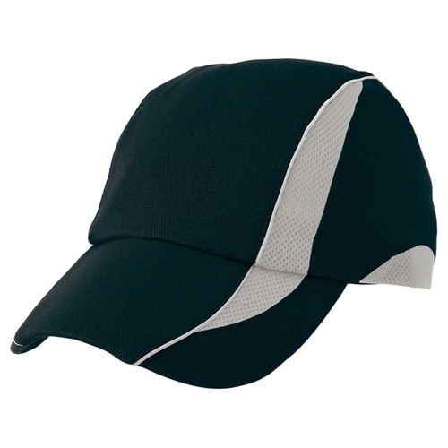 吸汗速乾ニットキャップ ブラック×グレー F