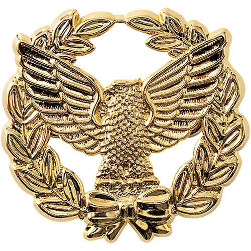 帽章(オリーブと鳥)金 金 F