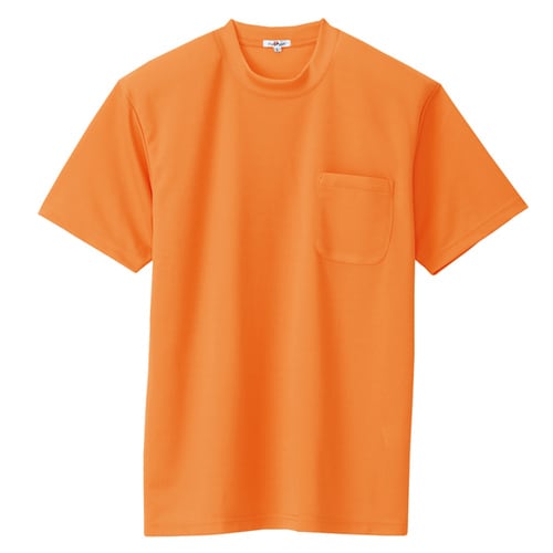吸汗速乾半袖Tシャツ(ポケット付) オレンジ SS