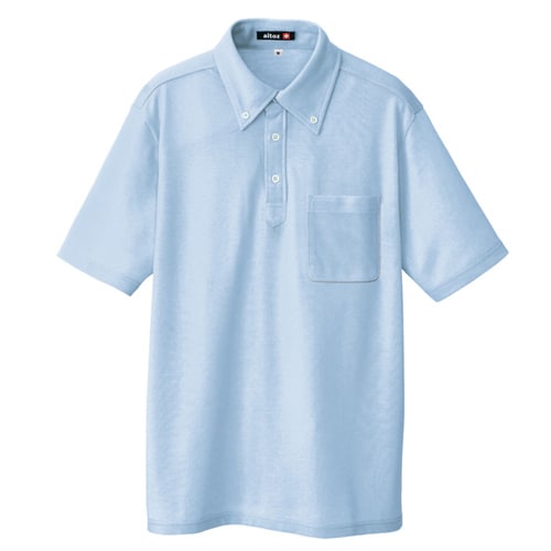 吸汗速乾半袖ポロシャツ ライトサックス 9