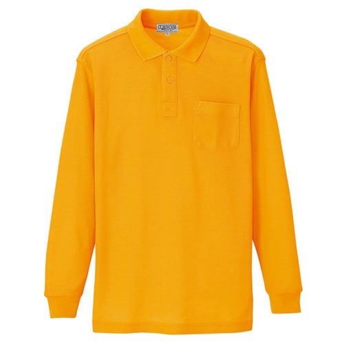 長袖ポロシャツ イエロー L