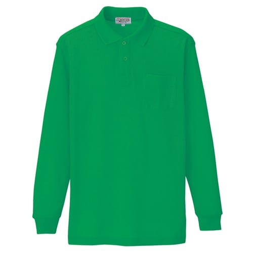 長袖ポロシャツ グリーン SS