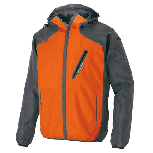 パーカーブルゾン オレンジ×チャコール S