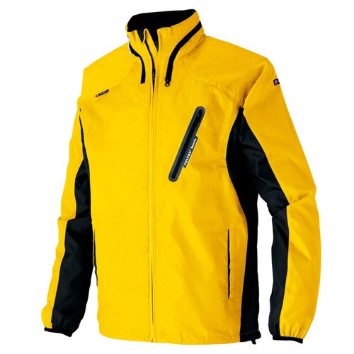 フードインジャケット イエロー×ブラック S