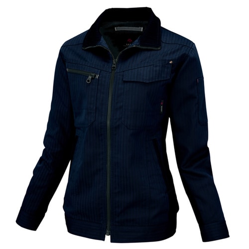 レディース長袖ブルゾン ネイビー L
