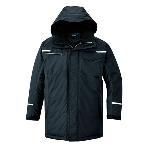 制電防寒コート ブラック S