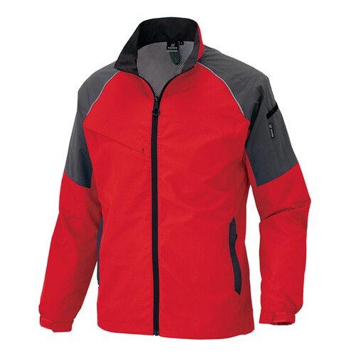 長袖ジャケット レッド 5L