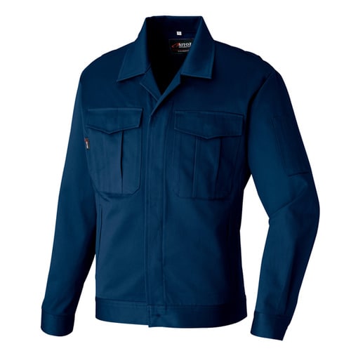 長袖ジャンパー ネイビー 4L