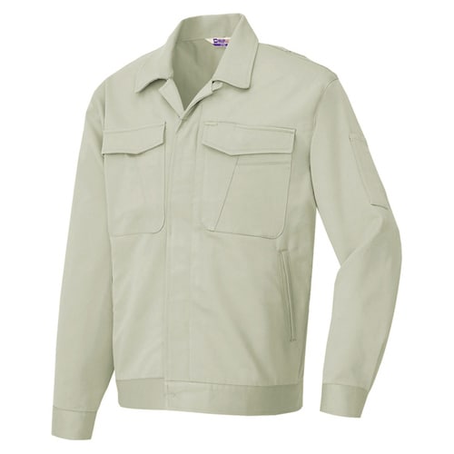 長袖ジャンパー(配色なし) アースグリーン M