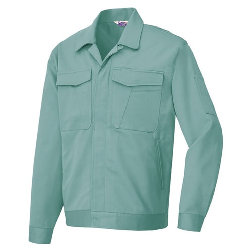 長袖ジャンパー(配色なし) ターコイズ SS