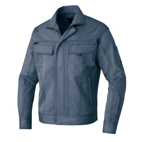 長袖ブルゾン アイアンブルー M