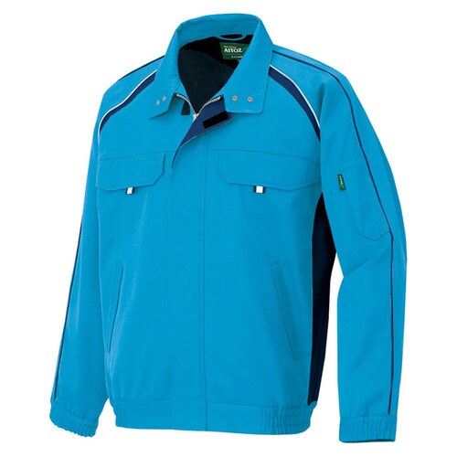 長袖ブルゾン スカイブルー LL