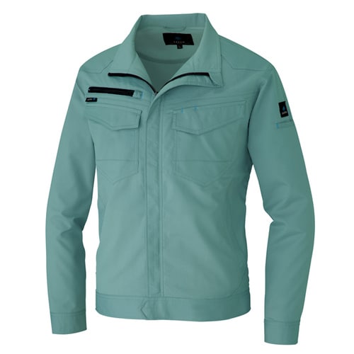 長袖ブルゾン ターコイズ M