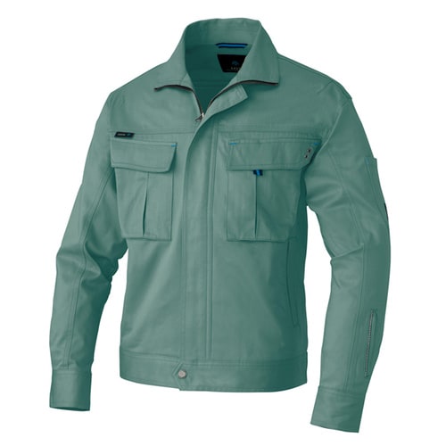 長袖ブルゾン ターコイズ M