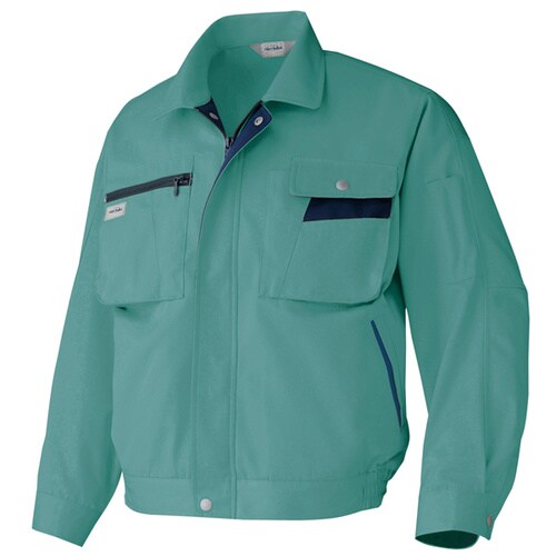 長袖ブルゾン ターコイズ S