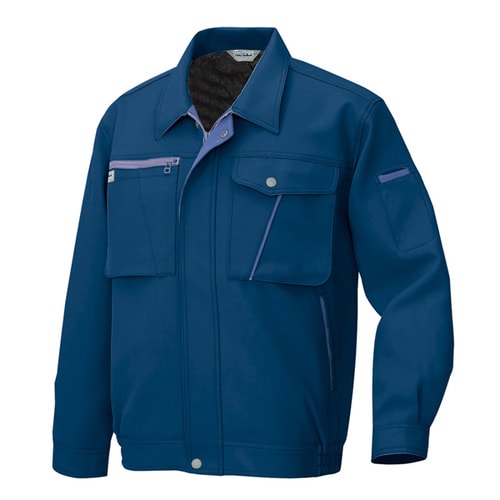 長袖ブルゾン ネイビー 4L