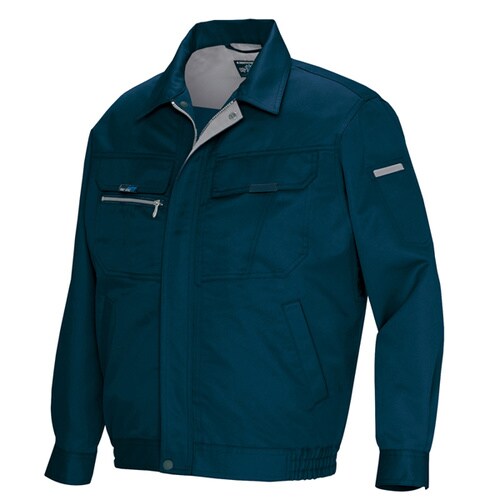 長袖ブルゾン ネイビー 4L