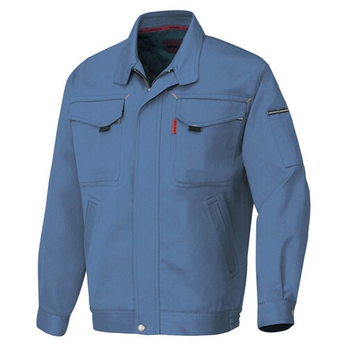 長袖ブルゾン ブルー 6L