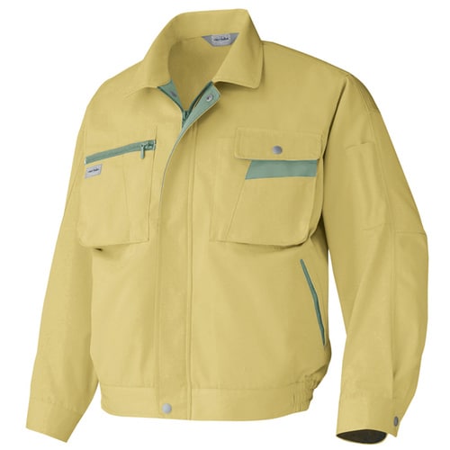 長袖ブルゾン マスタード 5L