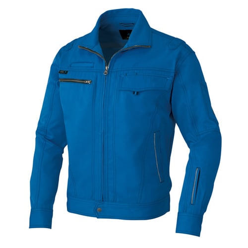 長袖ブルゾン Rブルー L