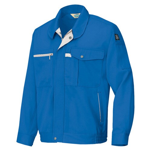 長袖ブルゾン Rブルー 6L