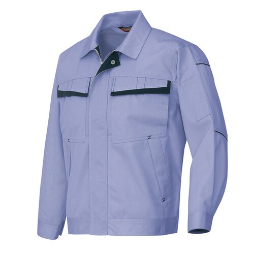 長袖ブルゾン Mバイオレット×Dネイビー L