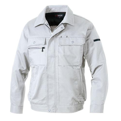 長袖ブルゾン シルバーグレー 3L