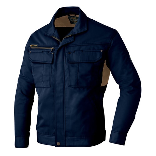 長袖ブルゾン ネイビー L