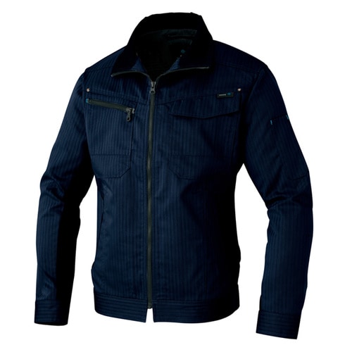 長袖ブルゾン ネイビー 6L