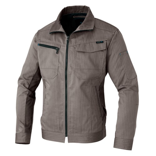 長袖ブルゾン モカ 6L