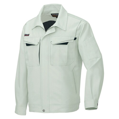 長袖ブルゾンA アースグリーン×ブラック L