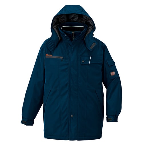 防寒コート ネイビー M