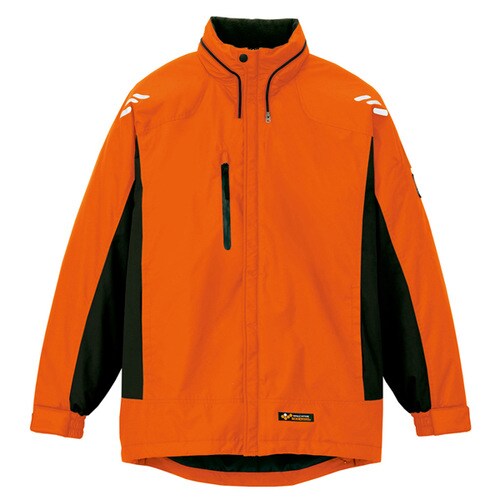 防寒ジャケット オレンジ 4L