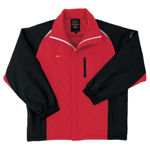 防寒ショートコート ブラック×レッド LL