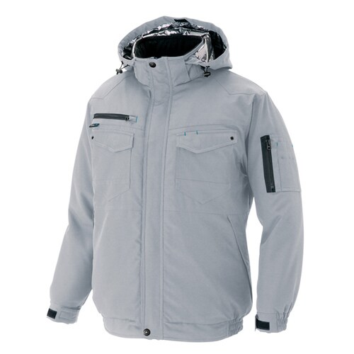 防寒ブルゾン シルバーグレー L