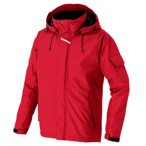 防水防寒コート レッド LL