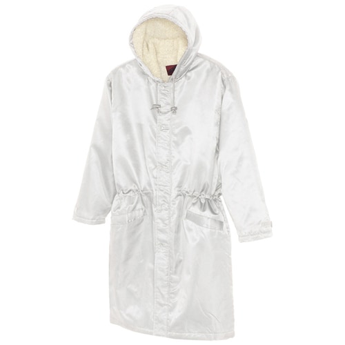 裏ボアベンチコート ピュアホワイト 3L