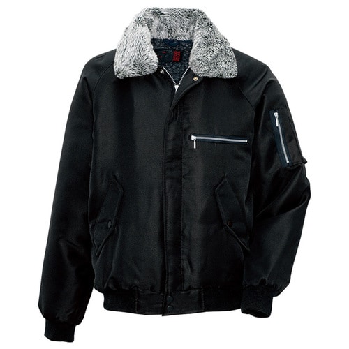 裏ボア防寒ブルゾン ピュアブラック LL