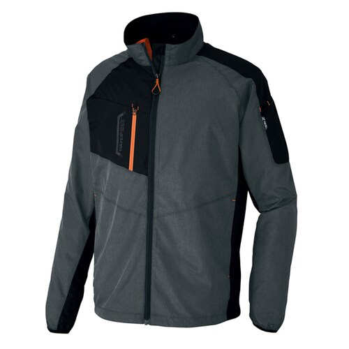 裏メッシュジャケット 杢チャコール M