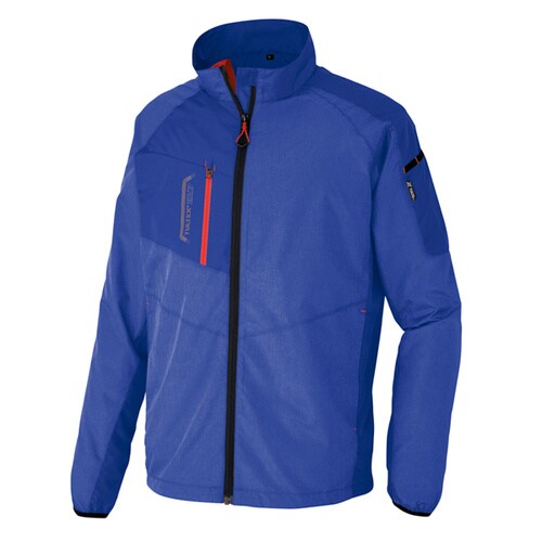 裏メッシュジャケット 杢ブルー SS