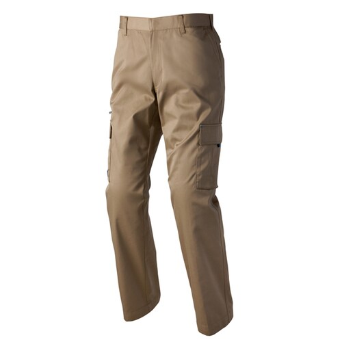 カーゴパンツ(ノータック) カーキ L