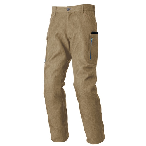 カーゴパンツ(ノータック) カーキ S