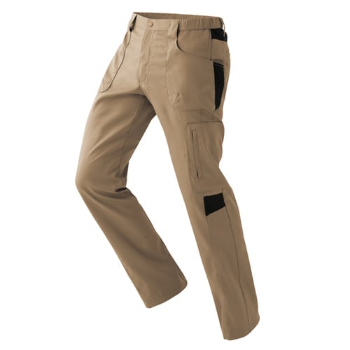 ストレッチカーゴパンツ(ノータック) カーキ 4L